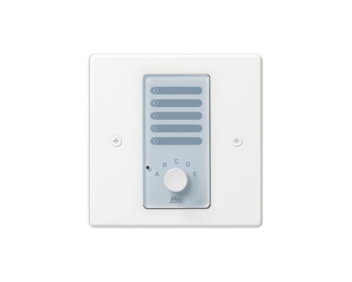 BSS AC-5S Analogue Controller with 5 Position Source Selector Wht BSS AC-5S Soundweb Contrio Analogue Wall Controller, White - 5-Position Source Selector (BSSAC5S-WHT-V-EU)