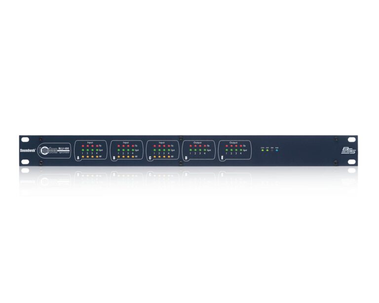 BSS BLU100 Soundweb London Signal Processor - 12-In / 8-Out, 1U