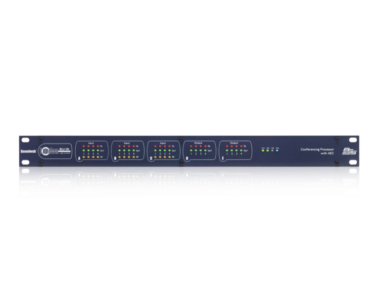 BSS BLU101 Soundweb London Signal Processor - 12-In / 8-Out with AEC, 1U