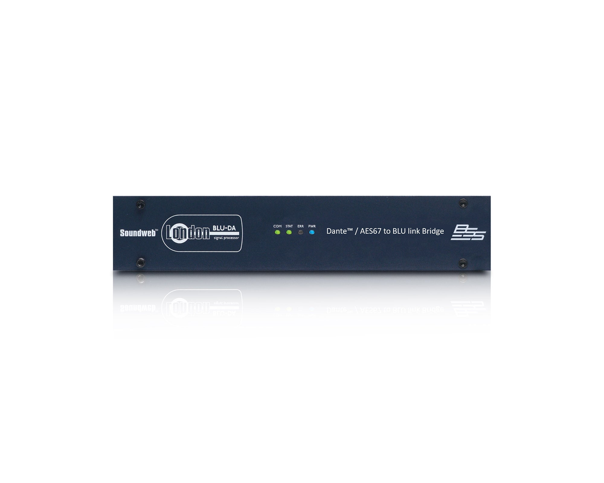 BSS BLUDAN Dante Audio and BLU Link Bridge BSS BLU-DAN Soundweb London Dante / AES67 to BLU Link Bridge