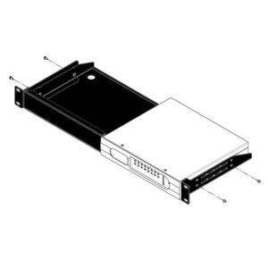 BSS BLURACK 19″ 1U Rack-Mount Kit for 1 or 2x BLU-BIB / BLU-BOB1 (BSSRACKSHELF1UFX)
