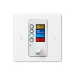 BSS Contrio EC-4BV Soundweb London Ethernet Wall Controller, 4 Buttons + Volume, White (EU)