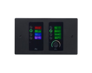 BSS EC-8BV Soundweb Contrio Ethernet Wall Controller - 8-Button + Volume, Black EU (EC-8BV)