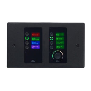 BSS EC-8BV Soundweb Contrio Ethernet Wall Controller - 8-Button + Volume, Black EU (EC-8BV)