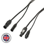 Elumen8 3m Combi Cable, IP65 TR1 Power + 5-Pin DMX 1.5mm² (CABL1203)