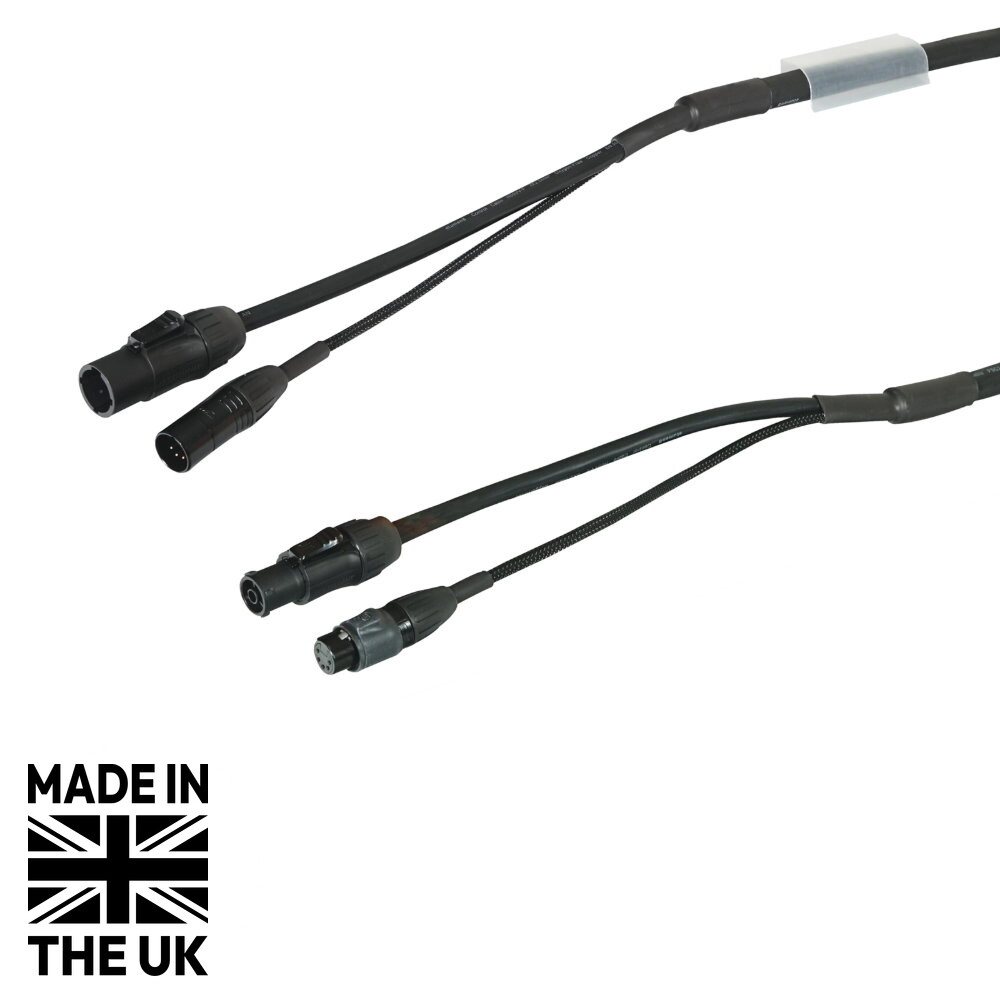 Tourspec 3m Combi 2.5mm IP65 Seetronic TR1 Power/ 5-Pin DMX Cable Tourspec 3m Combi Cable, IP65 TR1 Power + 5-Pin DMX 2.5mm² (CABL1213)