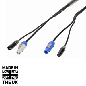 Tourspec 5m Seetronic PowerTwist and 3-Pin DMX Combi Cable, 1.5mm (CABL1244)