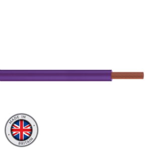 Elumen8 Tri-Rated Switchgear Panel Wire 2.5mm² 100m, Lilac (CABL1918)