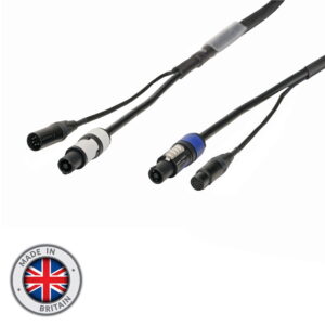 Elumen8 1m Combi 2.5mm Neutrik powerCON / 5-Pin DMX Cable (CABL2010)
