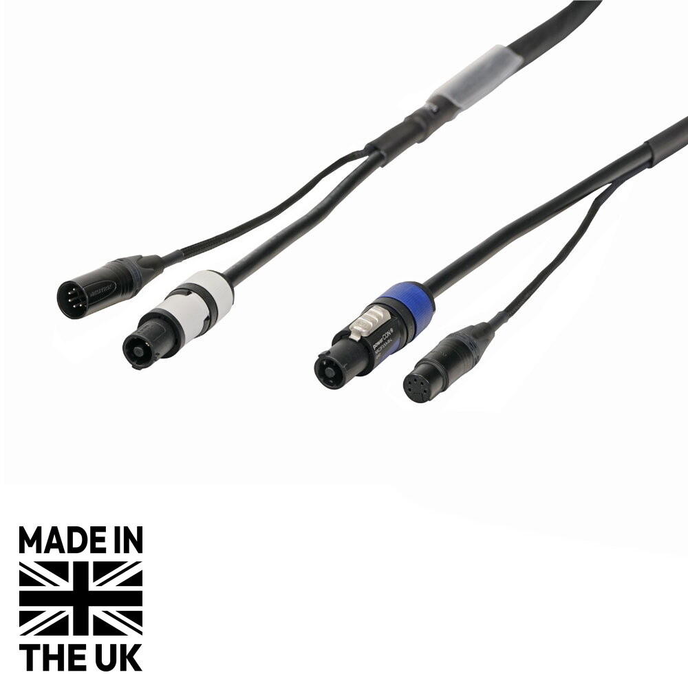 Tourspec 15m Combi 2.5mm Neutrik powerCON / 5-Pin DMX Cable Tourspec 15m Combi 2.5mm Neutrik powerCON / 5-Pin DMX Cable (CABL2016)