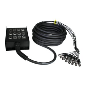 W Audio XLR Multicore 8/4 Stage Loom 15m (CABL202)