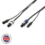 Elumen8 1.5m Combi powerCON to 5-Pin DMX Cable (CABL2031)