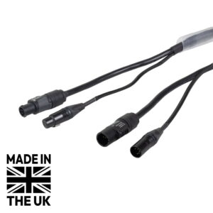 Tourspec 2m Combi 2.5mm² powerCON TRUE1 / 5-Pin DMX Cable (CABL2062)