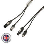 Elumen8 2m Combi 1.5mm&sup2; powerCON TRUE1 / IP65 5-Pin DMX Cable (CABL2092)
