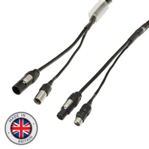 Elumen8 2m Combi 1.5mm&sup2; powerCON TRUE1 / IP65 5-Pin DMX Cable (CABL2092)