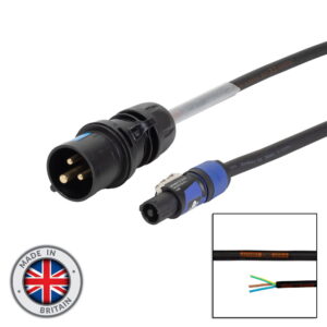 Elumen8 10m 16A to powerCON 2.5mm Power Cable (CABL877)