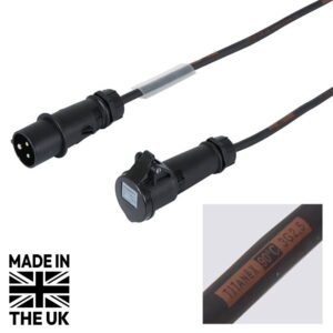 Tourspec 30m 16A Male to 16A Female Power Cable - 2.5mm H07RN-F, Mennekes (CABL278M)