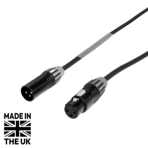 Tourspec 10m 3-Pin Seetronic Male to Female XLR DMX Cable (CABL2866)