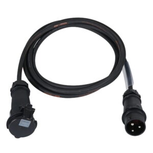 Elumen8 15m 32A Male to 32A Female Power Cable - 1PH 6mm 3-Core H07RN-F, Mennekes AM-TOP (CABL286M)