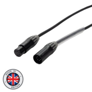 Elumen8 2m 5-Pin Seetronic XLR Male to Female DMX Cable (CABL2883)