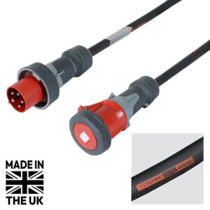Tourspec 63A 3-Phase Power Cable 10m - 16mm² 5-Core, Mennekes PowerTOP Xtra (CABL293M)