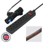 Elumen8 2m 16A T-Connect to 4 Way 13A Extension Cable (CABL294A)