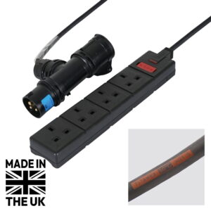 Tourspec 2m 16A T-Connect to 4 Way 13A Extension Cable (CABL294A)