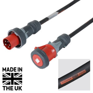Tourspec 63A 3-Phase Power Cable 15m - 16mm² 5-Core, Mennekes PowerTOP Xtra (CABL304M)