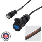 Elumen8 Schuko Plug to 16A PCE Socket IP44 1m Power Cable (CABL342)