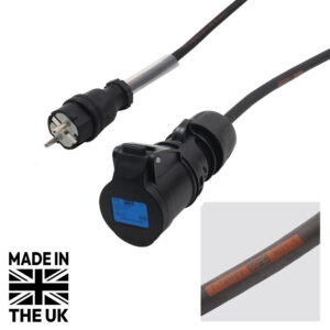 Tourspec Schuko Plug to 16A PCE Socket IP44 1m Power Cable (CABL342)