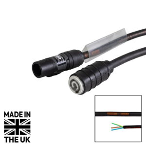 Tourspec 0.5m powerCON B-Type to Neutrik TRUE1 2.5mm Cable (CABL3500)