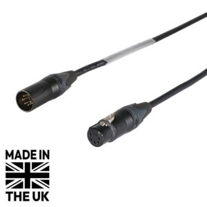 Tourspec 50m 5-Pin Neutrik Male to Female XLR DMX Cable (CABL443)