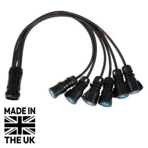 Tourspec Socapex 19-Pin to 6 x 16A Fan-Out Cable 2.5mm² (CABL465)