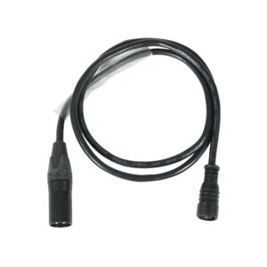 LEDJ 1m Neutrik 3-Pin XLR Male to Hydralock Female IP65 DMX Cable (CABL491)