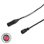 LEDJ 1m Neutrik 5-Pin XLR Male to Hydralock Female IP65 DMX Cable (CABL493)
