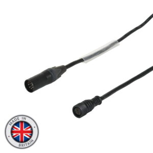 LEDJ 1m Neutrik 5-Pin XLR Male to Hydralock Female IP65 DMX Cable (CABL493)
