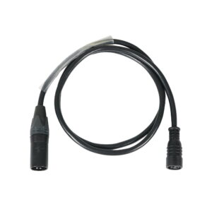 LEDJ 1m Neutrik 5-Pin XLR Male to Hydralock Female IP65 DMX Cable (CABL493)