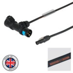 Elumen8 10m PCE 16A T-Connect to powerCON TRUE1 TOP Cable Black (CABL669)