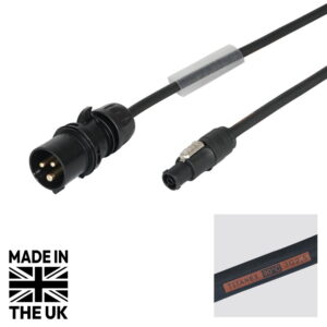 Tourspec 25m 16A Male to powerCON TRUE1 TOP Cable 2.5mm² Titanex (CABL680)