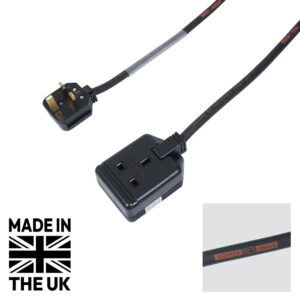 Tourspec 3m 1.5mm 13A Male to 13A 1-Gang Extension Cable (CABL801)