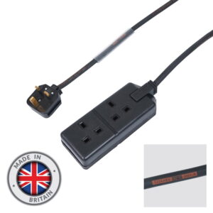 Elumen8 3m 1.5mm² 13A Male to Twin 13A Female Extension Cable (CABL808)