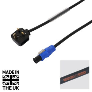 Tourspec 2m 1.5mm² 13A Male to Neutrik powerCON Power Cable (CABL910)