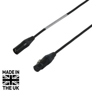 Tourspec Neutrik XLR Male to Female Microphone Cable Black 20m (CABL948)