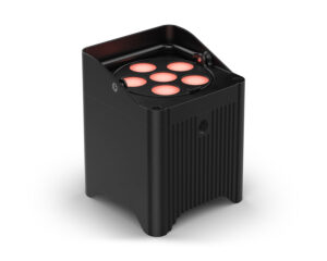 CHAUVET DJ Freedom Par T6 Battery Uplighter 6x3W RGB LED, Black (FREEDOMPART6)