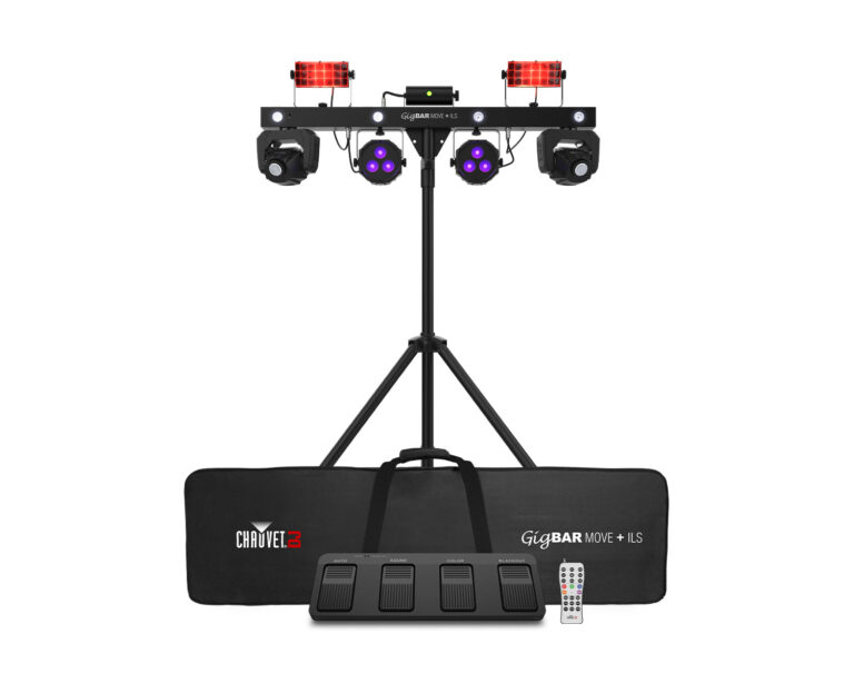 CHAUVET DJ GigBAR Move + ILS 5in1 Lighting Bar Mover/Derby/Wash/Laser/Strobe