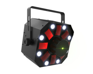 Chauvet DJ Swarm 5 FX ILS 3-in-1 LED Effect - RGBAW Derby, Red/Green Laser & White Strobe (SWARM5FXILS)