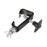 Equinox 16mm G Clamp Black Steel Hook Clamp 20kg WLL M8 Bolt (CLAM121)