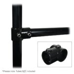 Elumen8 Short Tee Key Clamp, Black, 48mm Tube (CLAM251)