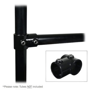 Elumen8 Short Tee Key Clamp, Black, 48mm Tube (CLAM251)