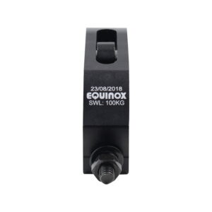 Equinox SLC 100B Aluminium Self Locking Clamp 48-51mm 100kg WLL, Black (CLAM33A)